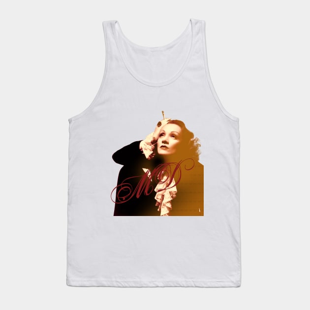 Beautiful Marlene Dietrich Tank Top by Dez53